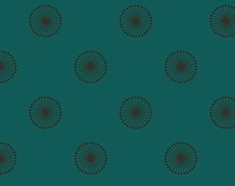 Giucy Giuce Marina teal Color Chromosome Pattern Quantum collection A-8961-T by Guicy Guice for Andover Fabrics, Inc, sold by Half Yard