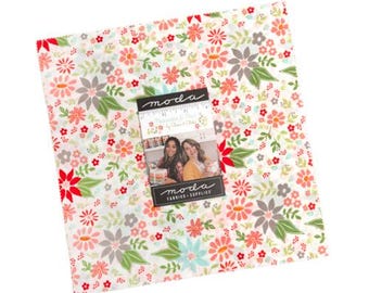 Poinsettia and Pear Layer Cake® 37710LC by Sherri & Chelsi for Moda Fabrics, 42 Piece Assorted