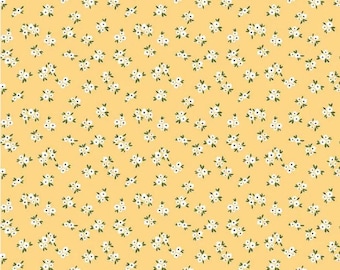 Homemade Blossoms Sunshine- by Echo Park Paper Co. - 100% Cotton - Riley Blake Designs - Sold By The Half Yard, C13724-Sunshine