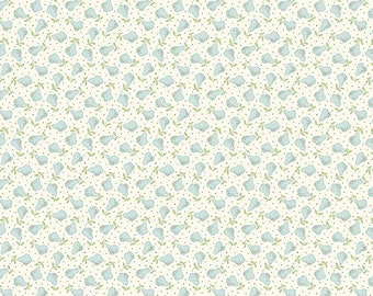 Teal Pears from the Abloom Collection By Renee Nanneman of Neel'L Love for Andover Fabrics - A-868-T - sold by the half yard
