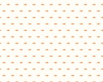 Riptide Shadows Orange by Citrus & Mint Designs for Riley Blake Fabrics, 1/2 yd, a great blender fabric, C10306-ORANGE