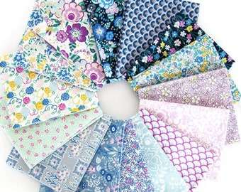 The Deco Dance Collection Riley Blake Designs - 42 piece Precut Pre cut - Quilting Cotton Fabric 5" Stacker by Liberty Fabrics 5-0477592-42