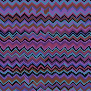 Zig Zag Purple Fabric Kaffe Fassett Collective by Free Spirit Fabrics by The 1/2 Yd pwbm043.purple
