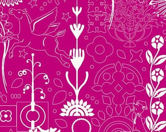 Sun Print 2025 Pomegranate Cameo For Andover Fabrics, sold by the half yard A-1319-E