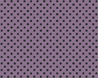 Trick or Treat Dots Plum - designed by Lisa Audit for Riley Blake Designs - 100% cotton fabric - sold by the Half Yard, C15966-PLUM