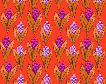 Kaffe Fassett Collective Feb 2026 Hyacinth - Red, Kaffe Fassett, Free Spirit Fabrics, sold by half yard, PWGP214.RED