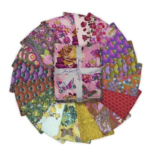 Love Always by Anna Maria 16 Fat Quarter Bundle for Free Spirit Fabric- 16 Fabrics Total, FB4FQAM.LOVE