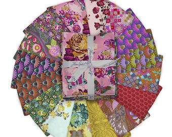 Love Always by Anna Maria 16 Fat Quarter Bundle for Free Spirit Fabric- 16 Fabrics Total, FB4FQAM.LOVE