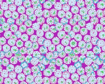 Kaffe Fassett Collective February 2026 Sand Dollar - Purple, Brandon Mably Free Spirit Fabrics PWBM031.PURPLE, sold by the half yard