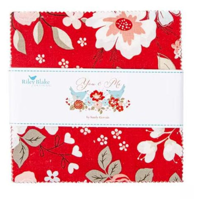 You & Me 5" Stacker by Sandy Gervais for Riley Blake Designs 42 5-inch ...