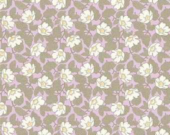 Lilac Poppymallow from the Abloom Collection By Renee Nanneman of Neel'L Love for Andover Fabrics - A-864-P - sold by the half yard