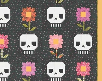 Pushing up Daisies pattern by Vanessa Goertzen for Lella Boutique, LB 231, finished size 80-1/2" x 80-1/2"