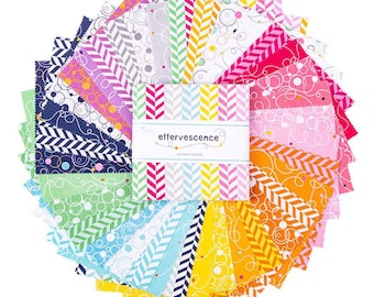 Effervescence 5" Stacker by Sue Daley for Riley Blake Designs 42 5-inch Squares Charm Pack Riley Blake5-13730-42