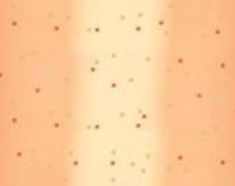 Ombre Confetti Tangerine 10807 311M  by V and Co. Vanessa Christenson for Moda, Moda Metallic Dots Orange - sold by the half yard