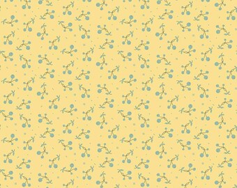 Adel in SpringTripleberry Buttercream quilters cotton by the half yard - Sandy Gervais for Riley Blake Fabrics, C11424-BUTTERCREAM