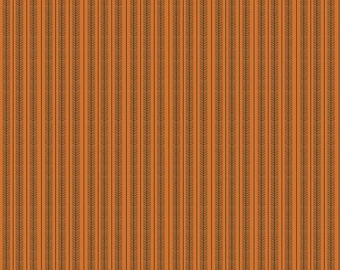 Adel in Autumn Stripes Orange quilters cotton by the half yard by Sandy Gervais for Riley Blake Fabrics C10827-ORANGE