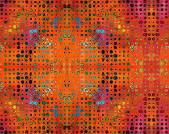 Glow - Orange, Soda Pop Textures by Sue Penn for Free Spirit, PWSP004.ORANGE, sold by the half yard