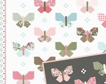 Flutter Quilt Pattern by Vanessa Goertzen of Lella Boutique - 76.5" x 83.5", LB 220, fat eights friendly