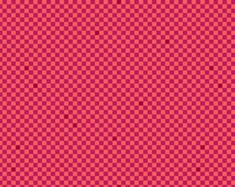 Wildside by Libs Elliott- Fast Times in Cerise with gold Metallic- Andover- A-8592-MO - 1/2 Yd cuts, 100% cotton