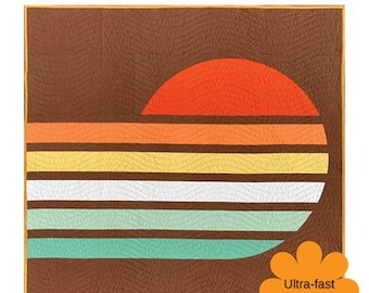 70's Sun, TRQ 107, by Maude MacDonald, The Retro Quilter, 4 sizes