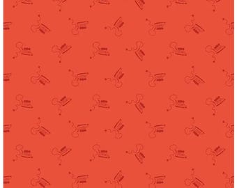 Press On Mini Irons C15261 Red - J Wecker Frisch for Riley Blake Fabrics, Sold by Half Yard, 100% Quilting Cotton Fabric