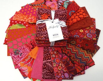 Fat Quarter Bundle Kafffe Fassett - 20 pc. Classics Lipstick Fat Quarter Bundle - FB1FQGP.LIPST, 20 factory cutpieces, quilting cotton