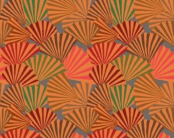 Kaffe Fassett Collective Feb 2026 Fanfare - Brown, Kaffe Fassett, Free Spirit Fabrics, sold by half yard, PWGP211.Brown