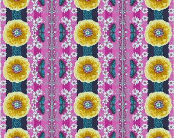 Natural Order - Magenta from Vivacious by Anna Maria for Free Spirit Fabrics, 100% cotton lawn fabric, CLAH003.MAGENTA sold by the half yard