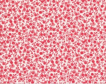 Summertime Cream Red 55321 32 by Camille Roskelley for Moda Fabrics -sold by the half yard