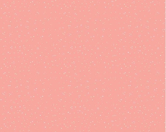 Snow Sweet Sugary Snow Dots Pink by J. Wecker Frisch for Riley Blake Fabrics - 100% Cotton Quilting Fabric, sold by 1/2 yard, C9671-PINK