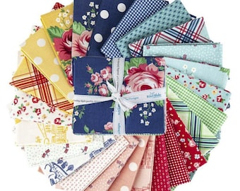 Notting Hill Fat Quarter Bundle - Riley Blake - Amy Smart - 24 Fat Quarters - Quilting Precuts - 100% Cotton - Floral - Riley Blake Designs