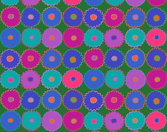 Kaffe Fassett Collective Feb 2026 Pinking - Blue, Kaffe Fassett, Free Spirit Fabrics, sold by half yard, PWGP213.BLUE