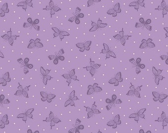 Sweet Picnic Kaleidoscope Lilac - 100% Cotton -  by Natàlia Juan Abelló for Riley Blake Designs - Sold By The Half Yard - C12094-LILAC