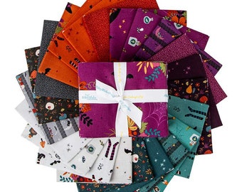 Little Witch Fat Quarter Bundle by Jill Finley - 22 fat quarter precut bundle - Riley Blake Designs - FQ-14560-22