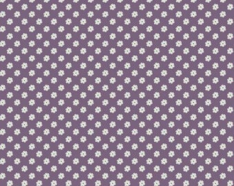 Bee Dots Verona Plum by Lori Holt for Riley Blake Designs, C14165-PLUM  sold by half yard