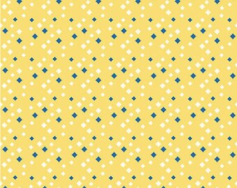 Oh Happy Day! Diamonds Yellow by Sandy Gervais, Riley Blake Designs - C10314-YELLOW  1/2 Yd cuts, 100% cotton