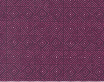 Parlor Diamonds Plum 11966 26 by Crystal Manning, Moda Fabrics -sold by the half yard, Diamonds Blenders