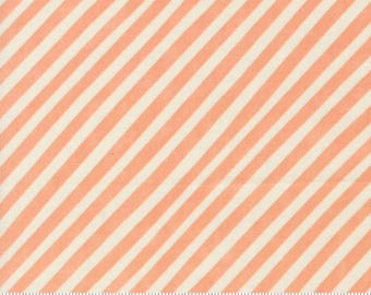 Love Letter Peach Stripe 37126 12 by Lizzy House for Moda Fabrics Fabric, sold by the half yard