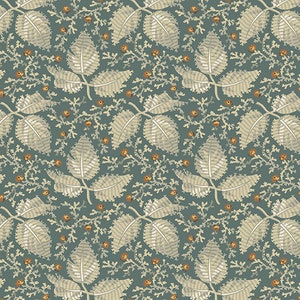 English Garden by Edyta Sitar of Laundry Basket Quilts for Andover, Color Earl Grey, Pattern: Mint, sold by the half yd., A-794-T