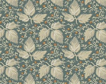 English Garden by Edyta Sitar of Laundry Basket Quilts for Andover, Color Earl Grey, Pattern: Mint, sold by the half yd., A-794-T