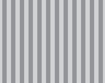 Tent Stripe - Fog || True Colors Graywork by Tula Pink | Freespirit Fabrics PWTP069.FOG | Cotton Fabric, sold by half yard