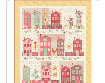 Sunshine Lane BOM Complete Quilt Pattern by Anne Sutton of Bunny Hill Designs- 57" x 72" -BHD 2210