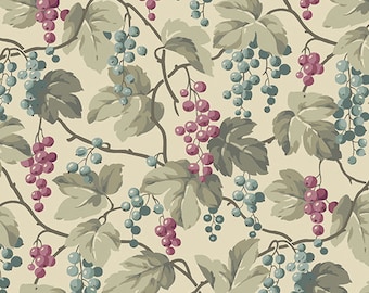 English Garden by Edyta Sitar of Laundry Basket Quilts for Andover, Color Biscuits, Pattern: Currents, sold by the half yd., A-792-L
