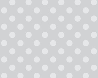 Pom Pom - Fog || True Colors Graywork by Tula Pink | Freespirit Fabrics PWTP118.FOG | Cotton Fabric | Apparel, Quilting, sold by half yard