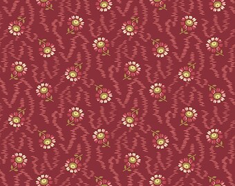 Lady Tulip by Edyta Sitar for Laundry Basket, Color - Pressed Flowers, Pattern - Meadowland, 1/2 yd, 100% Cotton by Andover Fabrics, A-185-R