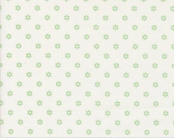 Summertime Cream Green 55322 27 by Camille Roskelley for Moda Fabrics -sold by the half yard