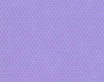 Lilac from Georgina by Debbie Beaves and Flowerhouse for Robet Kaufman, FLHD-22131-23 LAVENDER, sold by the half yard