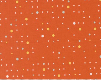 Balisong Papaya 11665 16, Designed by Zen Chic for Moda Fabrics - sold by the half yard, Dapple Dot Dots