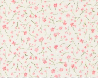 Sweet Cecily Rose 24644 12 by Janet Clare for Moda Fabrics Fabric, sold by the half yard, Forget Me Not Ditsy Watercolor