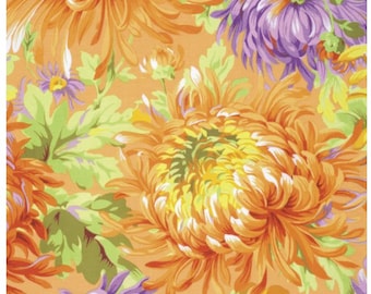 Philip Jacobs, Shaggy, PWPJ072-YELLOW, Kaffe Fassett Collective Fabric, 100% Cotton by Free Spirit Fabrics, sold by 1/2 yard